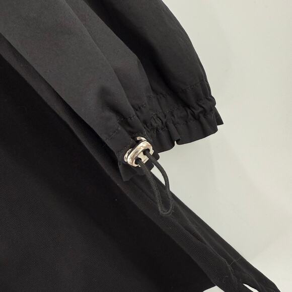 E.L.I. Top Size Medium Black Luxury Knit Peruvian Pima Cotton Stretch Drawstring - Picture 6 of 13